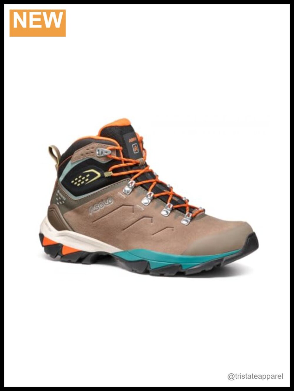 Waterproof Leather Hiking Boots Women Lace-Up Ankle-High Outdoor Trekking